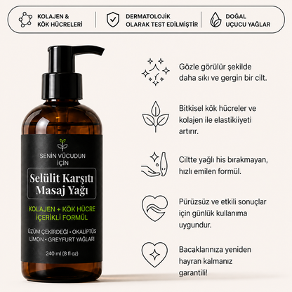Selülit Karşıtı Masaj Yağı