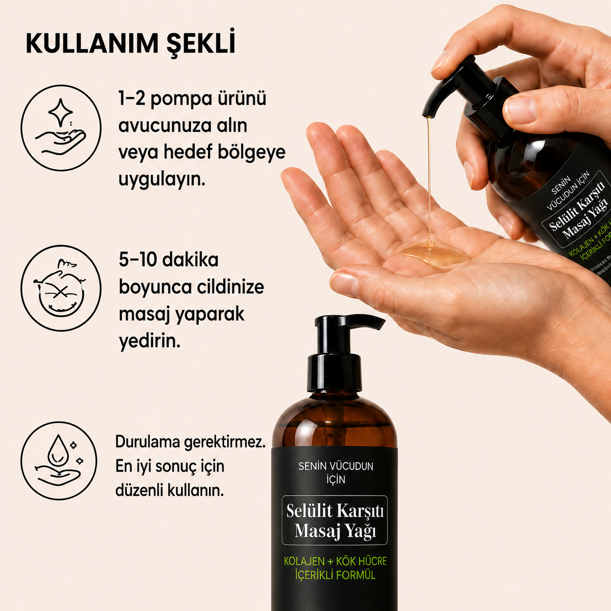 Selülit Karşıtı Masaj Yağı