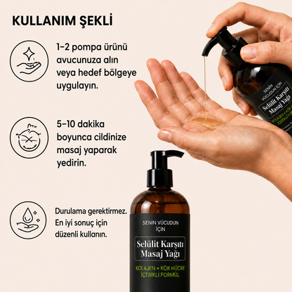Selülit Karşıtı Masaj Yağı